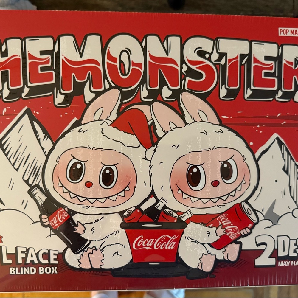 POPMART LABUBU 
Coca-Cola The Monster Blind Box